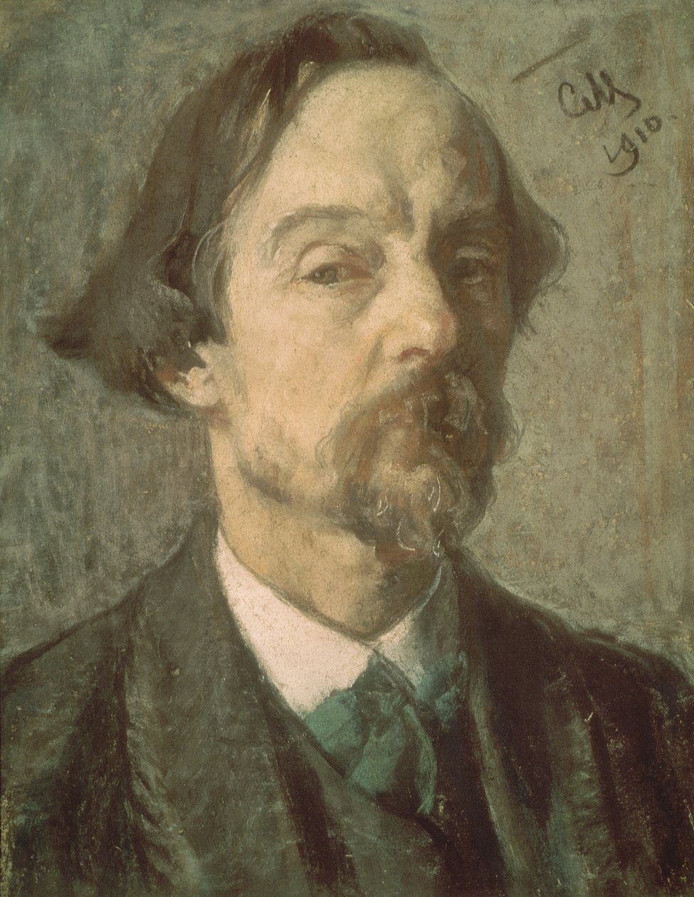 Självporträtt, 1910 av Sergei Vasilievich Malyutin