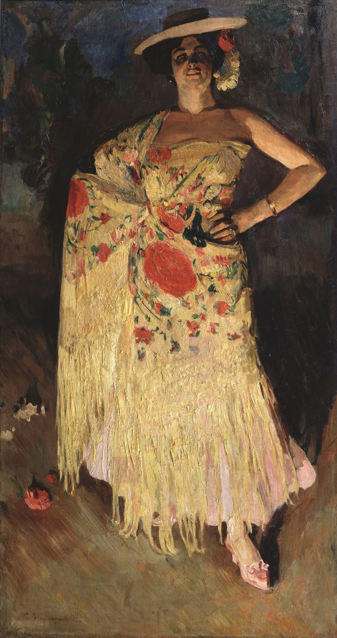 En dansare, 1903 av Sergei Arsenevich Vinogradov