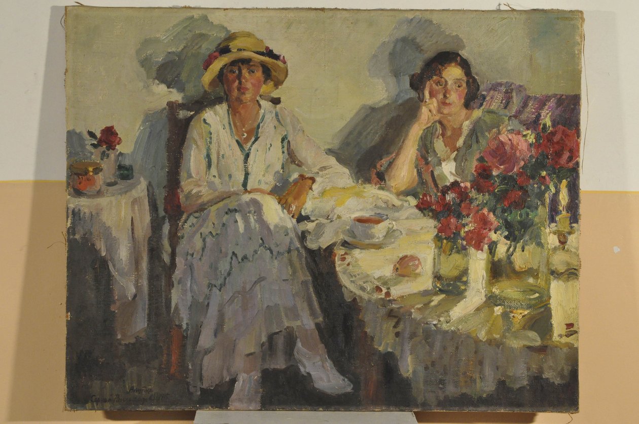 Höstkvällen kommer, 1915 av Sergei Arsenevich Vinogradov