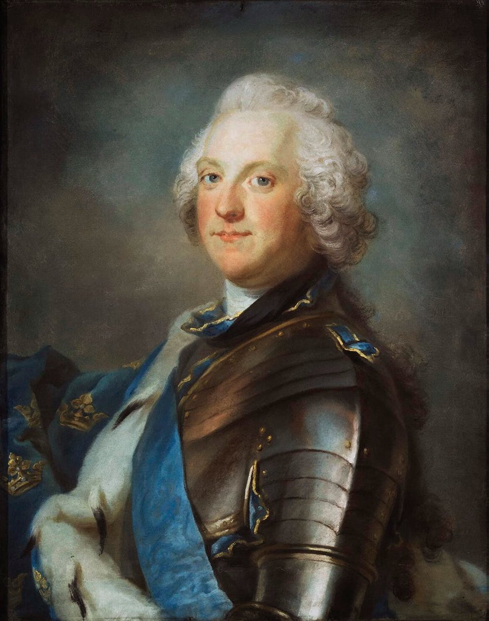 Porträtt av Adolph Frederick, 1710-1771, kung av Sverige, mellan 1751-1786. av Sergei Ivanovich Gribkov