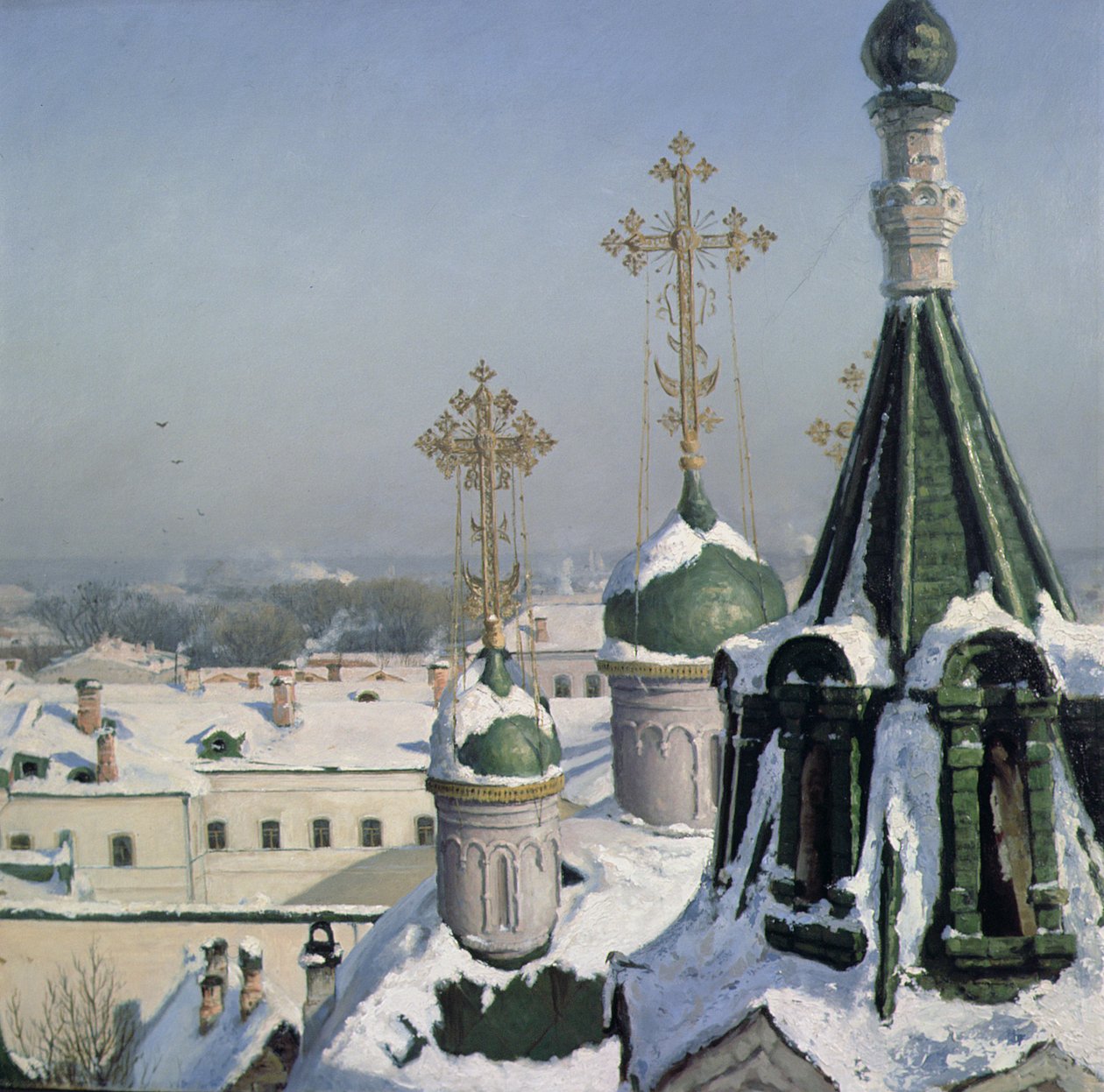 Utsikt från ett fönster av Moskvas målarskola, 1878 av Sergei Ivanovich Svetoslavsky