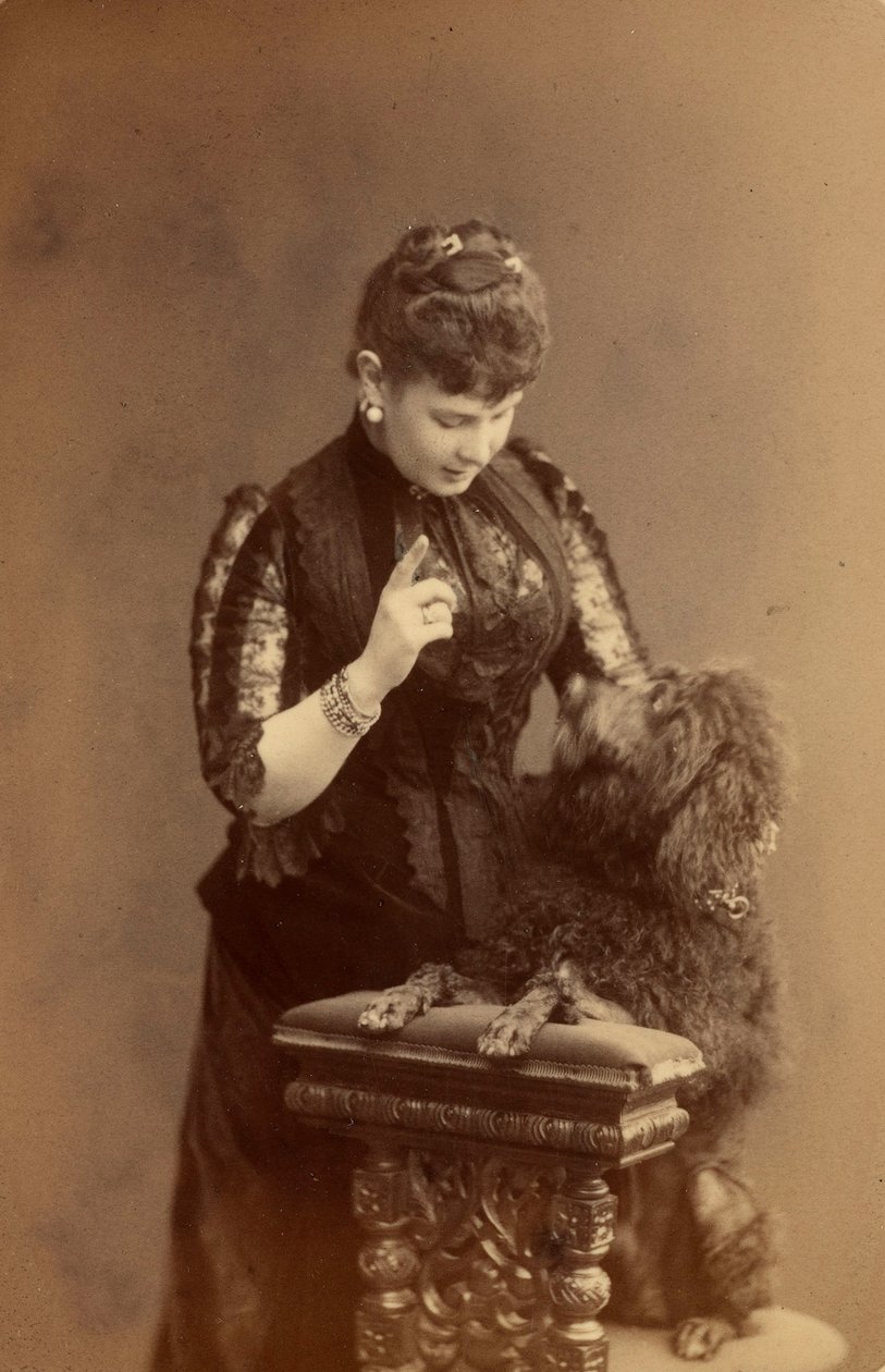 Marie Pavlovna de Russie - Storhertiginna Maria Pavlovna av Ryssland (1854-1920), av Levitsky, Sergei Lvovich (1819-1898). Albumin Photo, ca 1885. Ryska statens film- och fotoarkiv, Krasnogorsk av Sergei Lvovich Levitsky