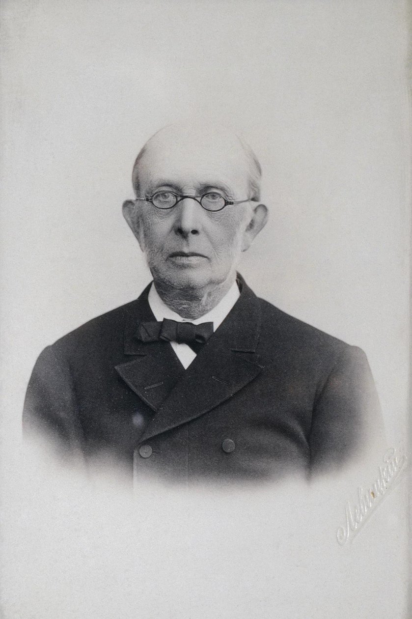 Porträtt av Konstantin Petrovich Pobedonostsev 1827-1907, 1902 av Sergei Lvovich Levitsky