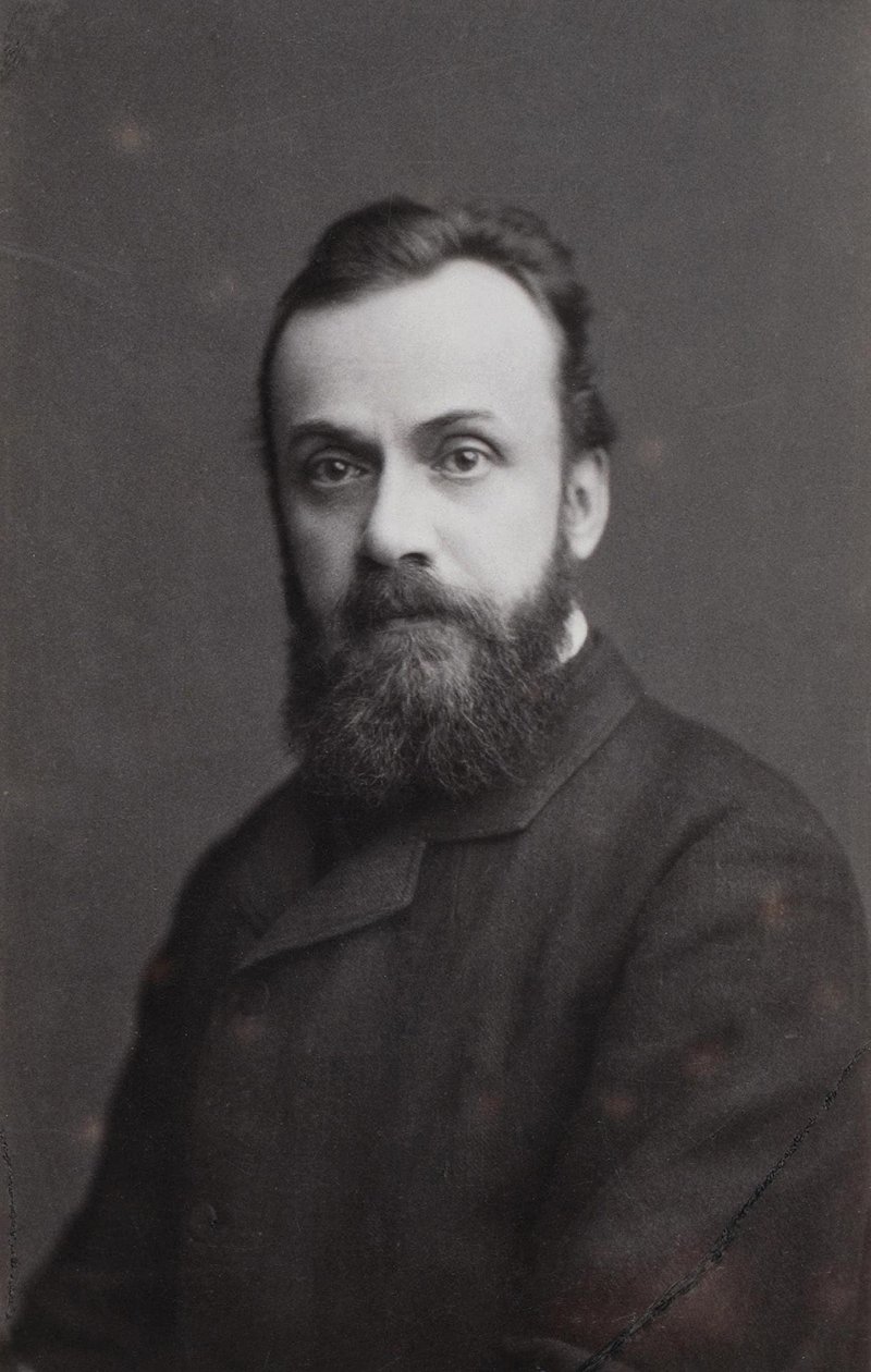 Porträtt av författaren Gleb Ivanovich Uspensky 18431902, 1870 av Sergei Lvovich Levitsky