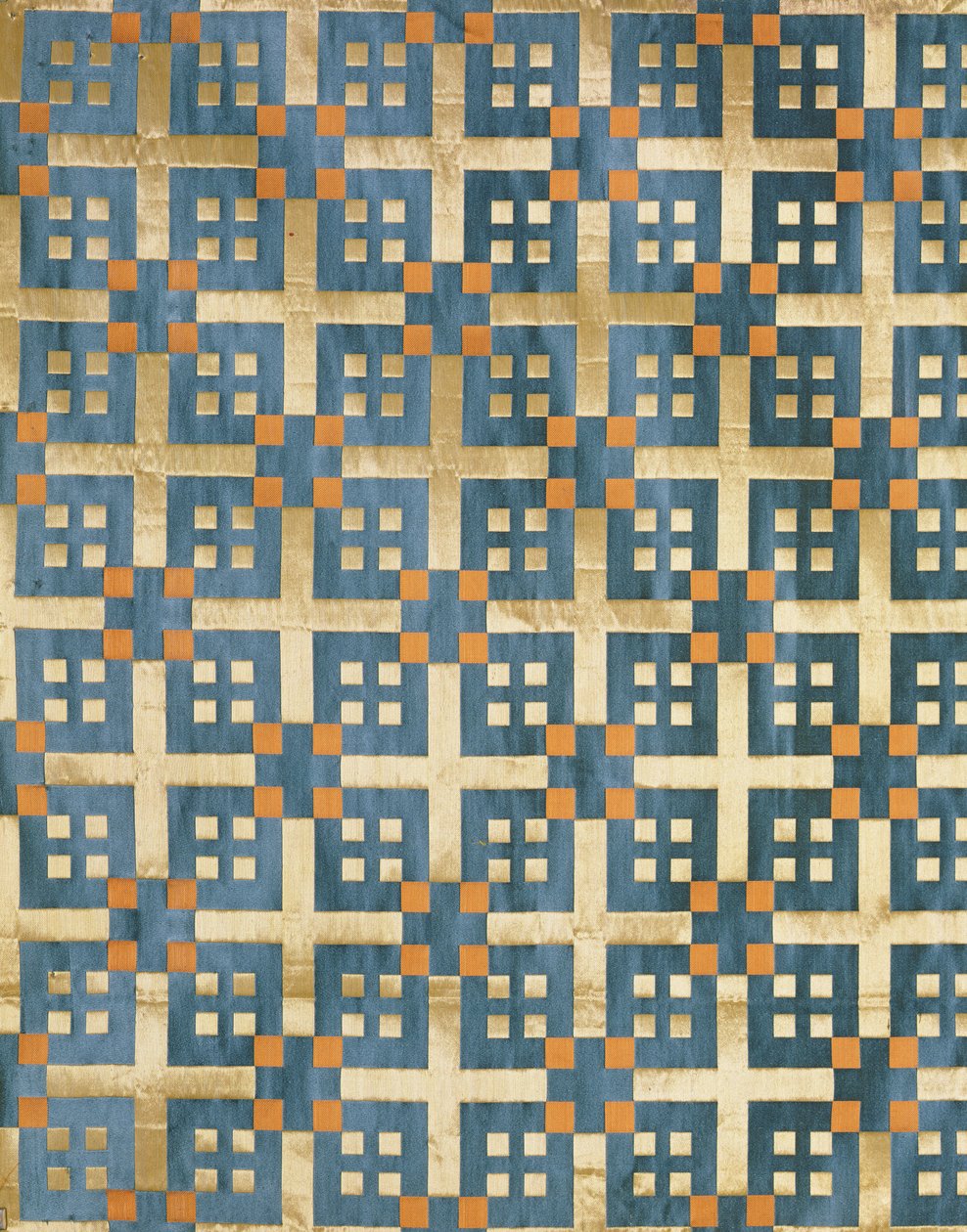 Olovyanishnikov Manufactory Half-Silk Satin, början av 1900-talet (textil) av Sergei Vashkov