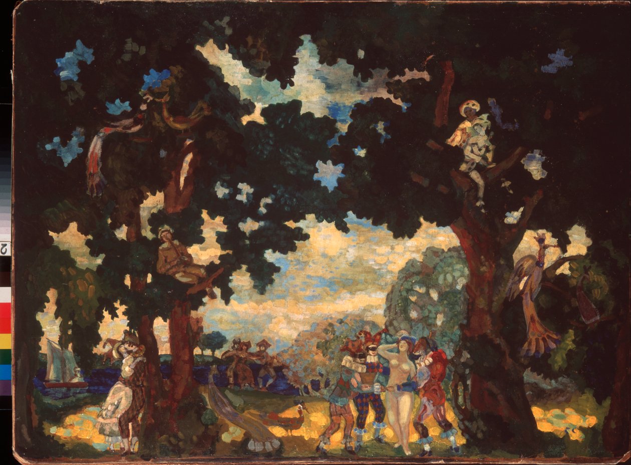 Harlequinad. (Caraktererna i Commedia dell