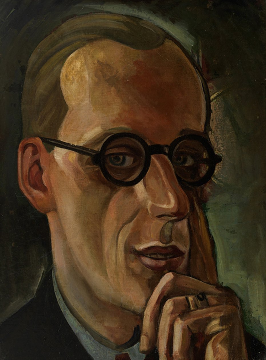 Porträtt av kompositören Sergei Prokofiev 1891-1953, 1930-talet av Sergei Yurievich Sudeykin