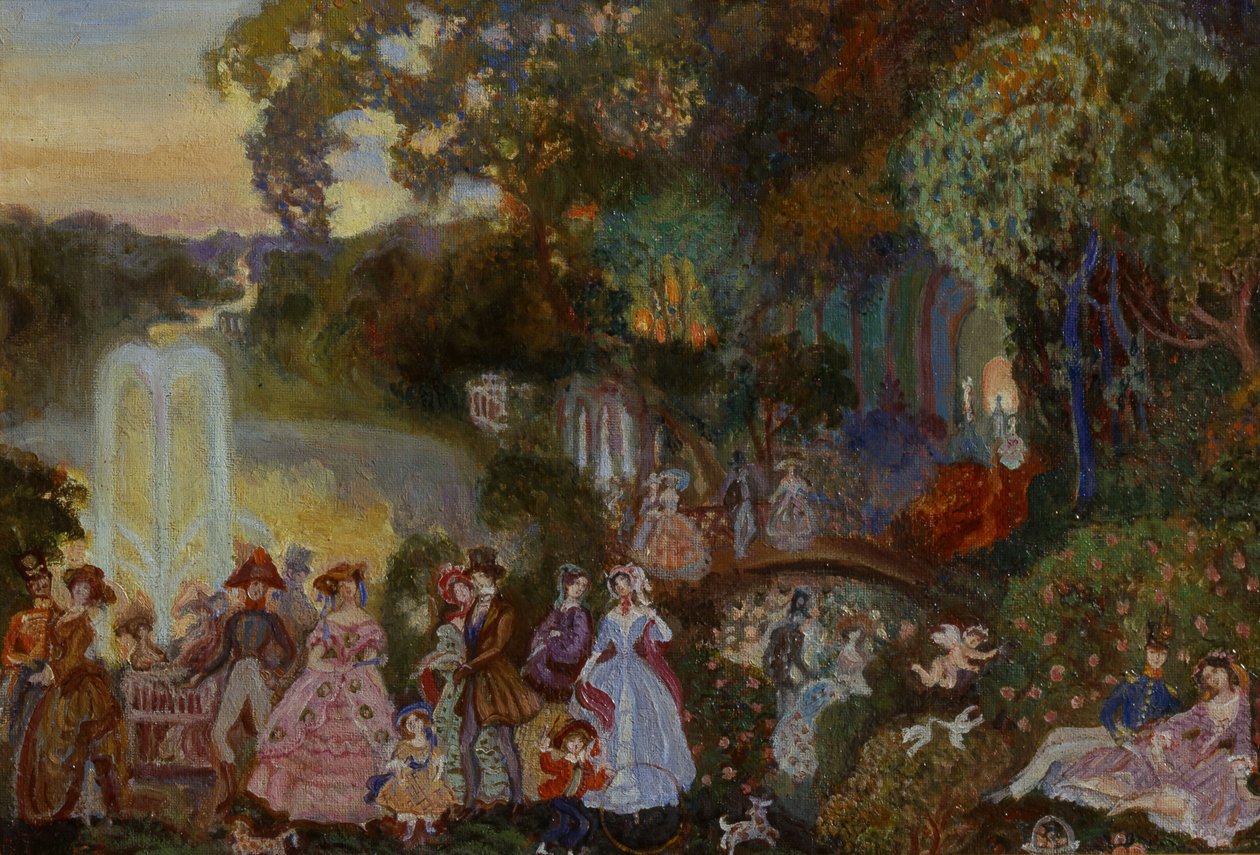 Offentlig glädje, 1906 av Sergei Yurievich Sudeykin