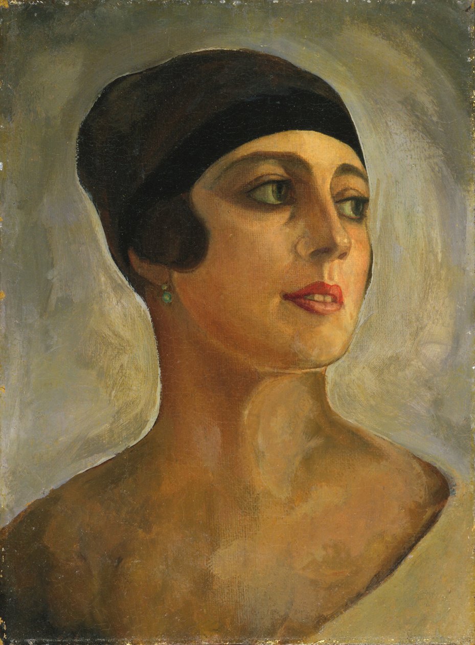 Vera de Bosset Stravinsky 1888-1982, ca 1920 av Sergei Yurievich Sudeykin