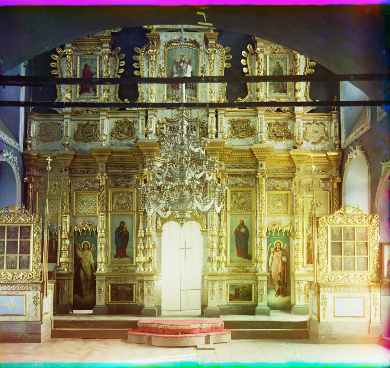 Ikoner i katedralen för treenighetsmässan (nuvarande Kyrkomässan), Yalutorovsk, 1905-1915 av Sergey Prokudin-Gorsky