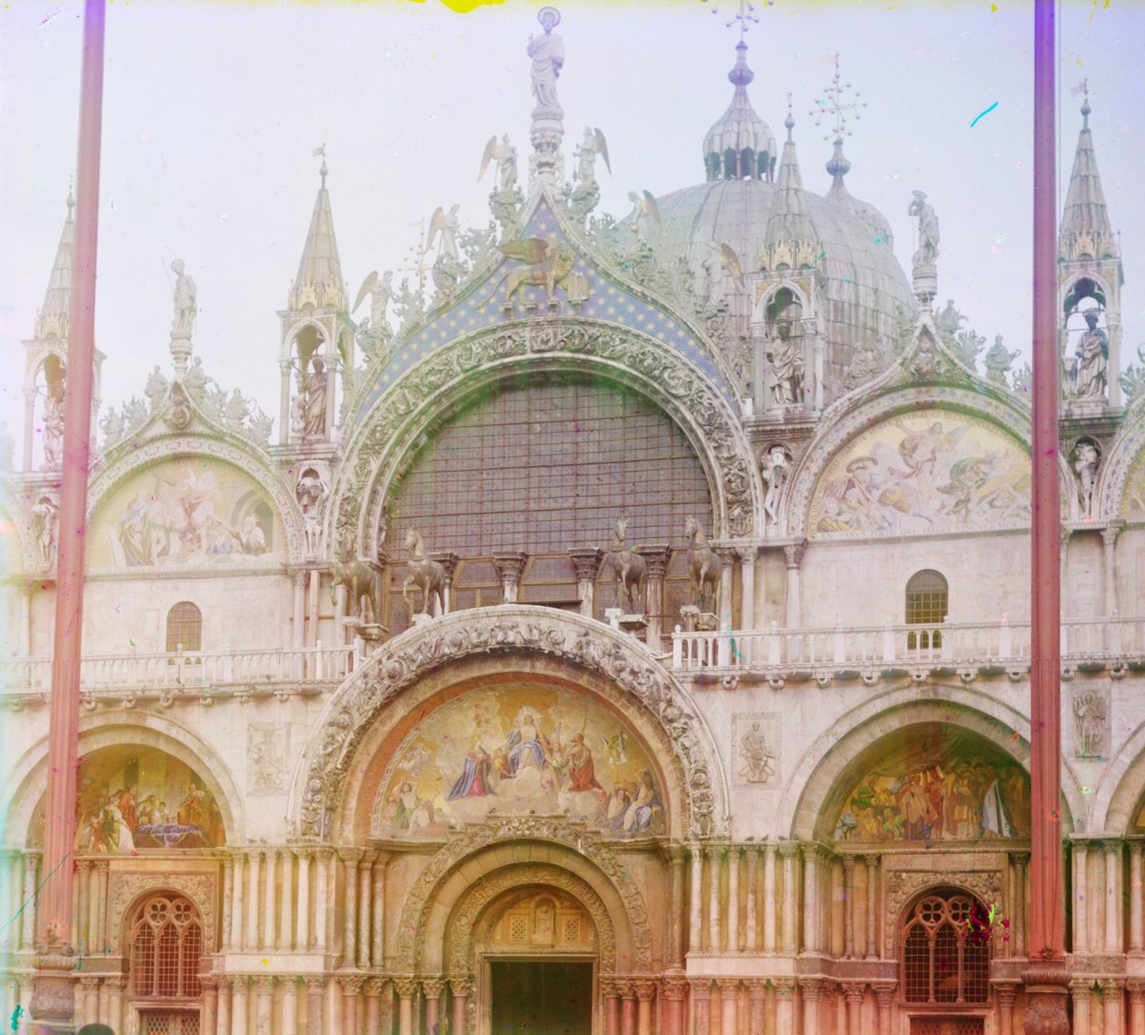 Markuskatedralen, Venedig, 1905-1915 av Sergey Prokudin-Gorsky
