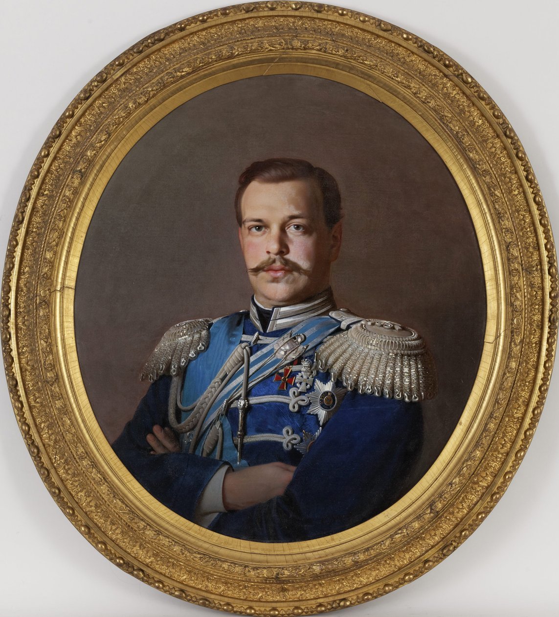 Porträtt av kejsaren Alexander III 1845-1894, ca 1865 av Sergey Konstantinovich Zaryanko