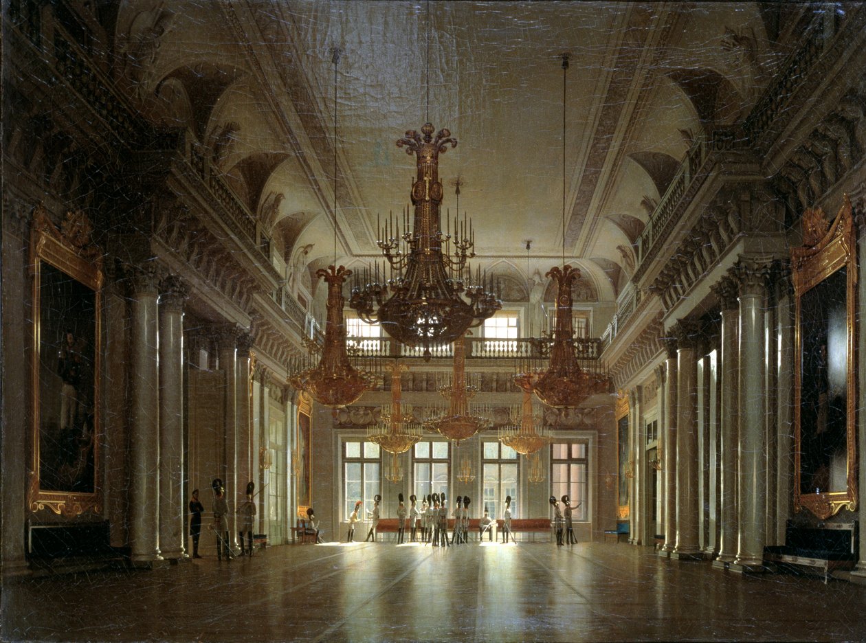 Fältmarskalkens sal i Vinterpalatset av Sergey Konstantinovich Zaryanko