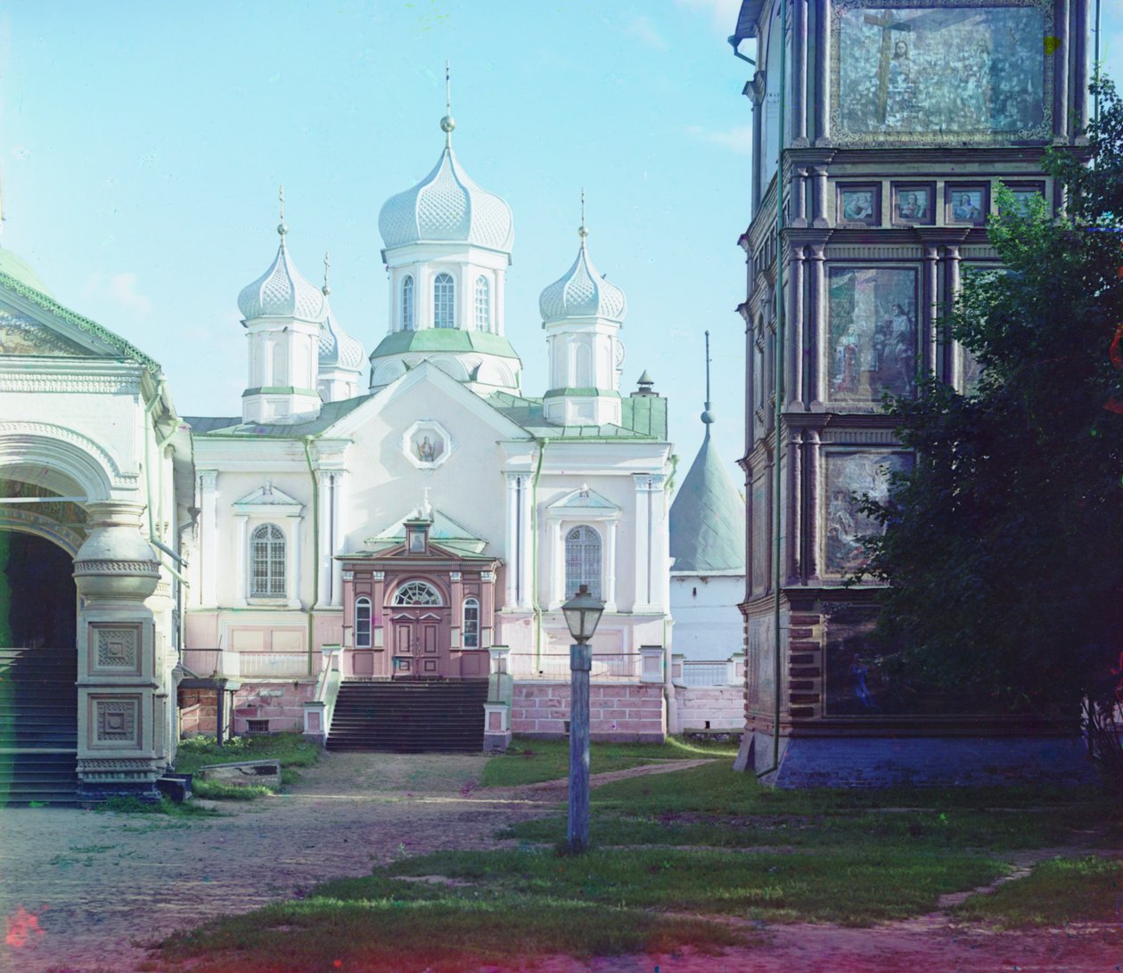 Katedralen för den heliga Guds moders födelse i Ipatiev-klostret, 1905-1915 av Sergey Prokudin Gorsky