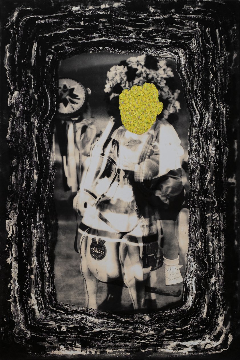 horserider, 2019 (blandteknik) av Sergis Adamos