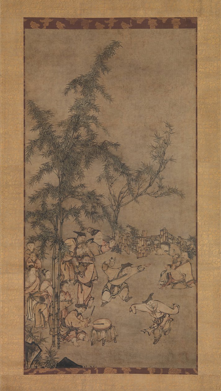 Seven Sages of the Bamboo Grove, 1550-talet. av Sesson Shukei
