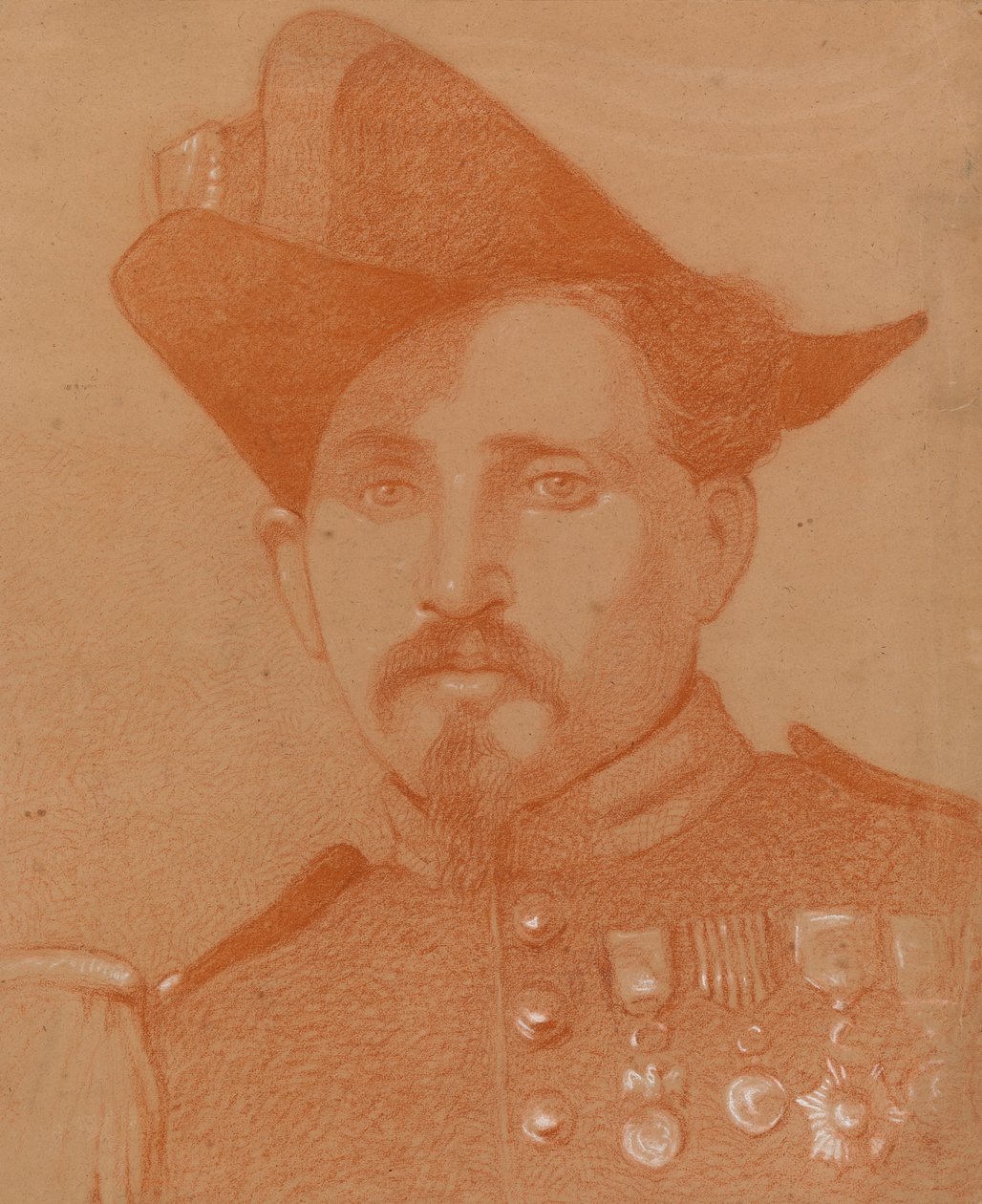 Porträtt av en italiensk soldat av Severin Falkman