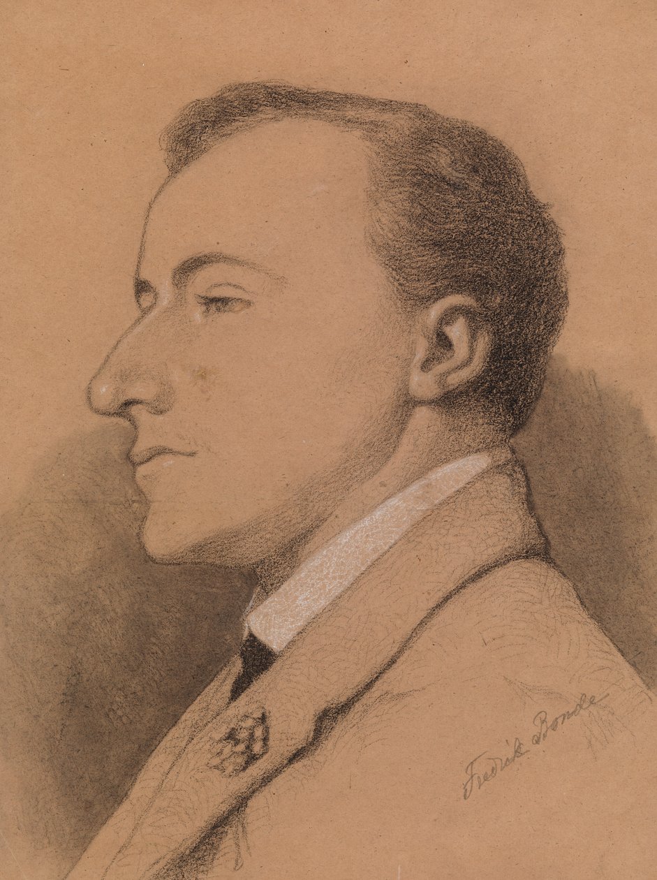 Porträtt av en man av Severin Falkman