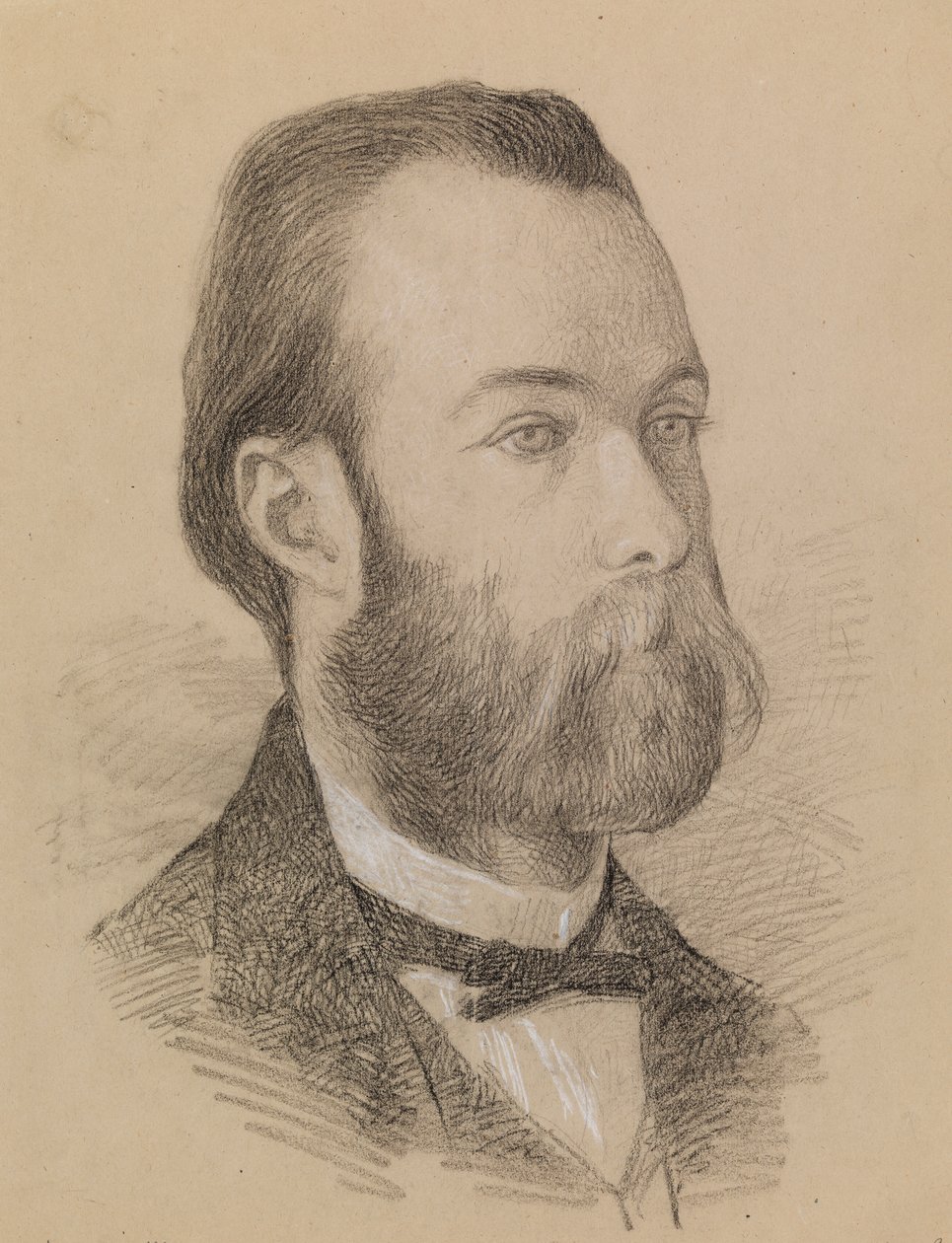 Porträtt av en man av Severin Falkman
