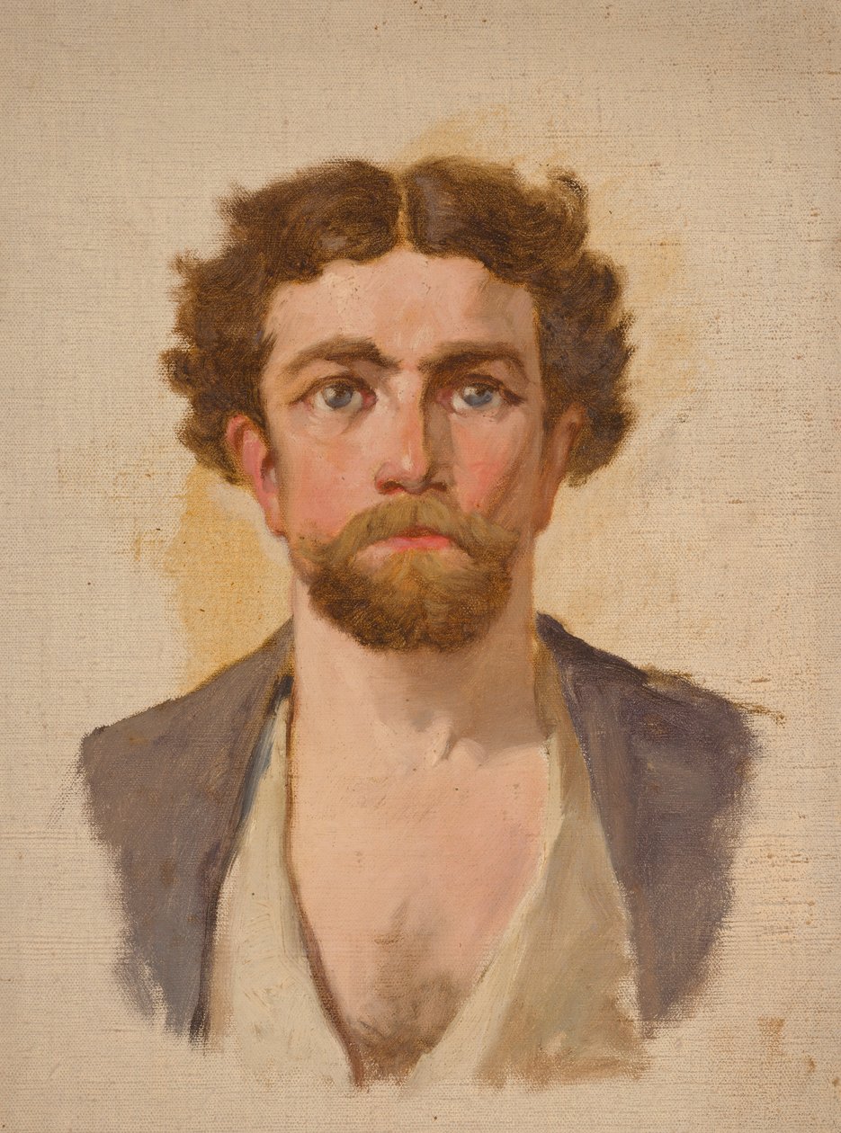 Manlig byst av Severin Falkman