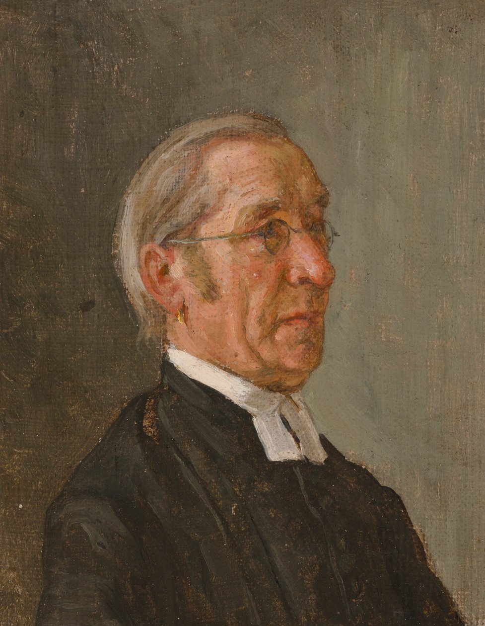 Porträtt av en präst av Severin Falkman