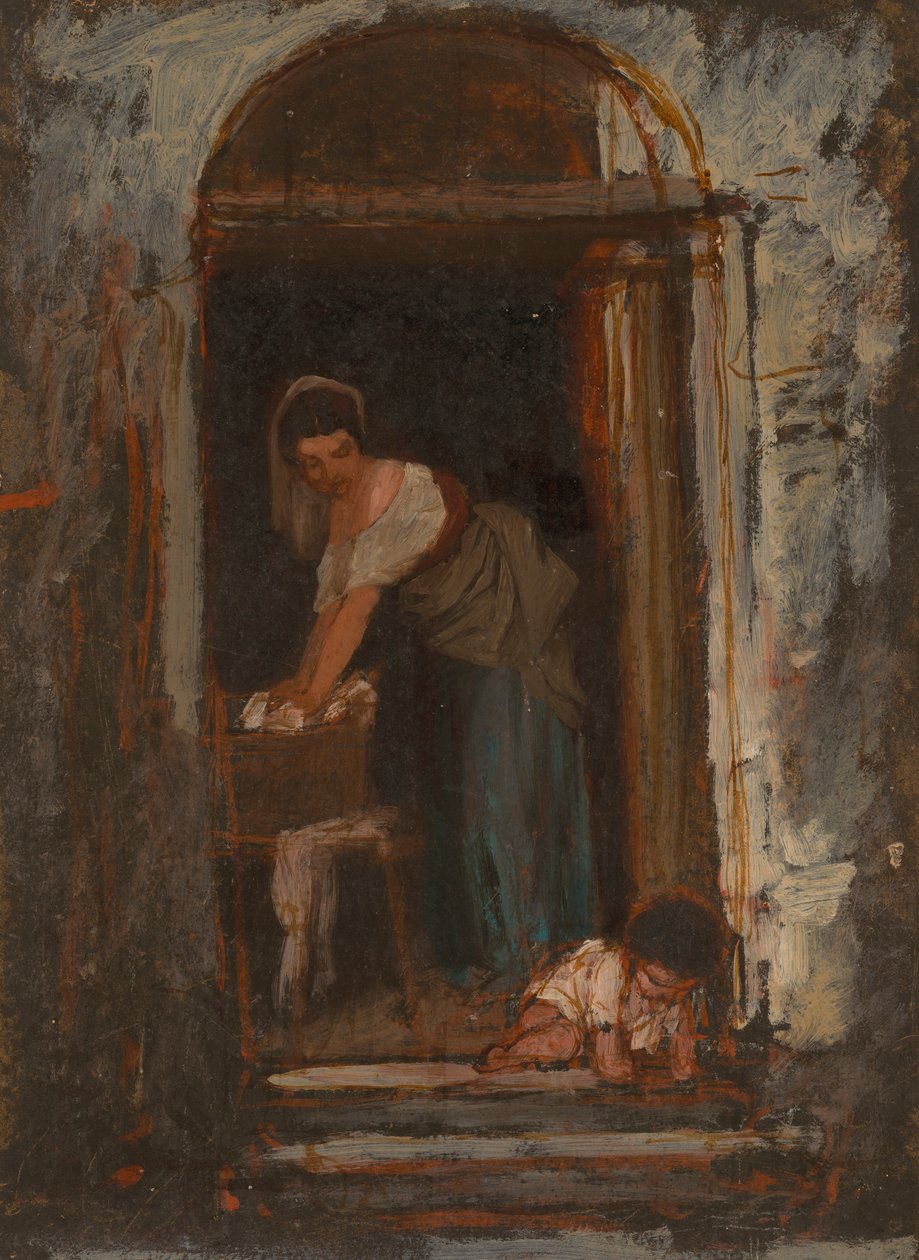 Stella och barn av Severin Falkman