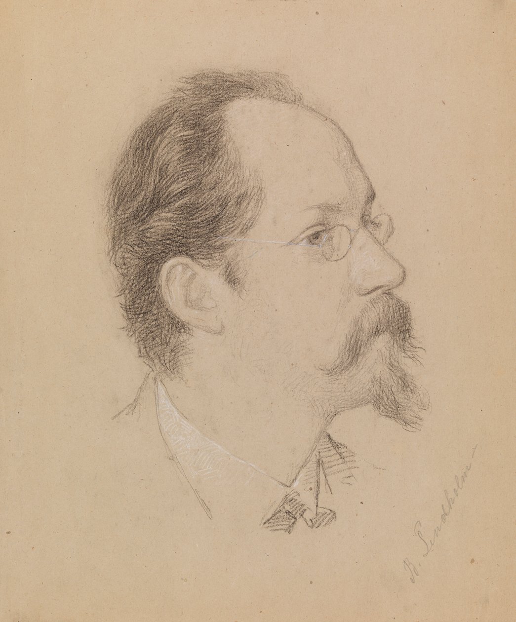 Konstnär Berndt Lindholm av Severin Falkman