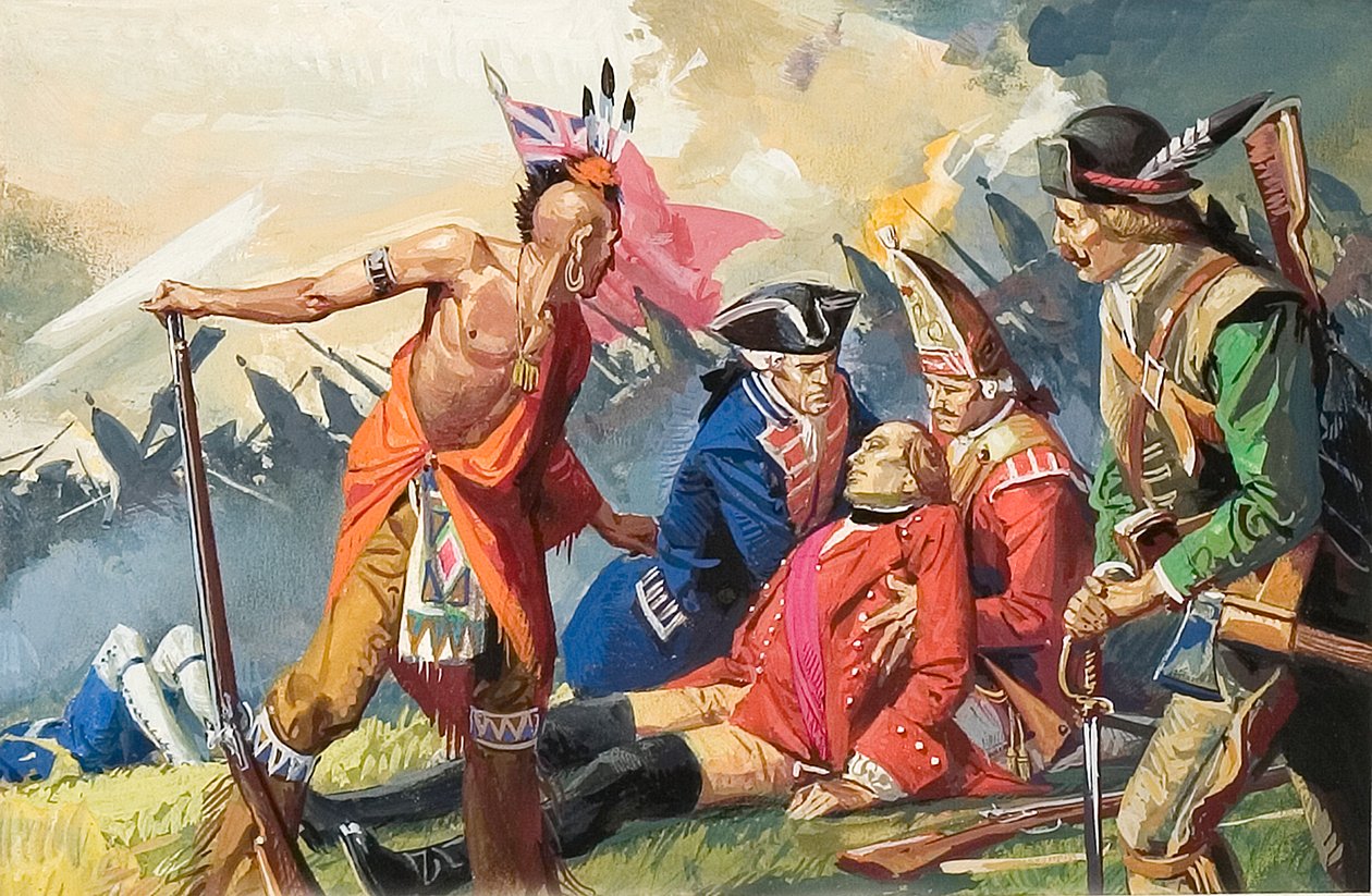 General Wolfes död av Severino Baraldi