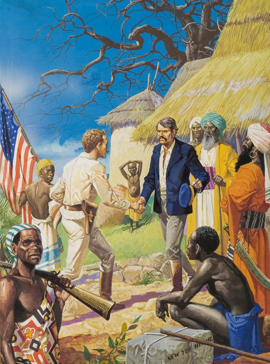 The Immortal Meeting (gouache på papper) av Severino Baraldi