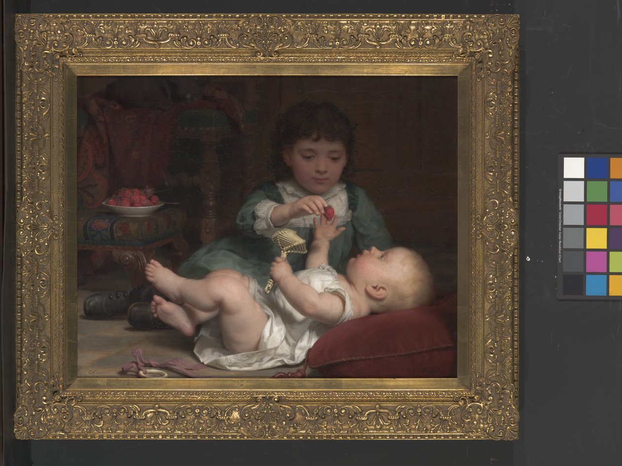 Temptation (olja på duk) av Seymour Joseph Guy