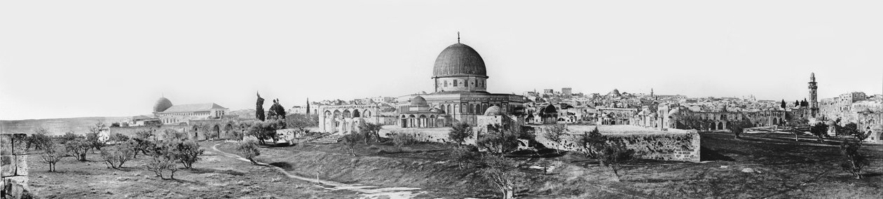 Panorama över Jerusalem, 1865 av Sgt. James M. McDonald