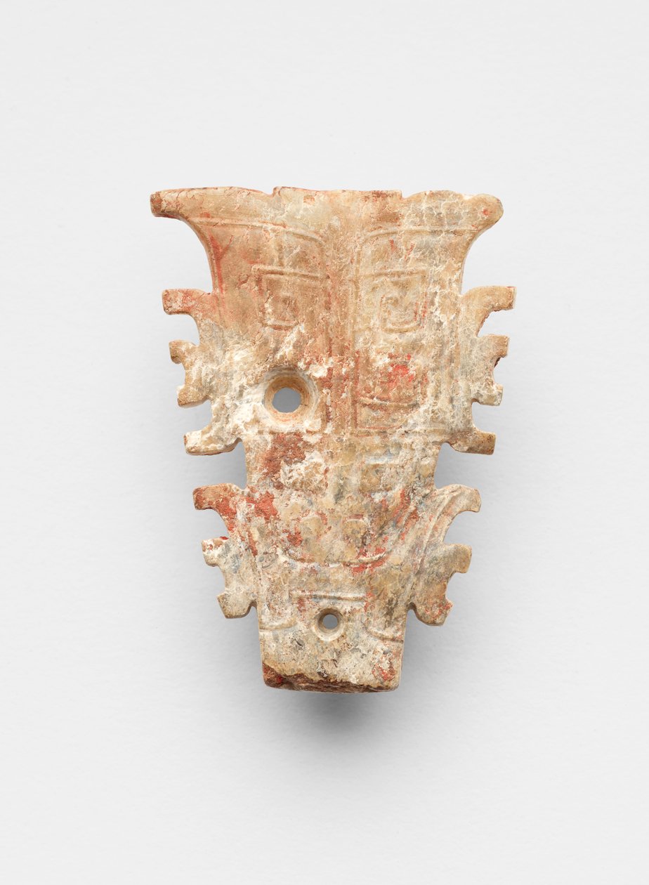 Hänge i form av en mask, c.1300-c.1050 f.Kr av Shang Dynasty Chinese School