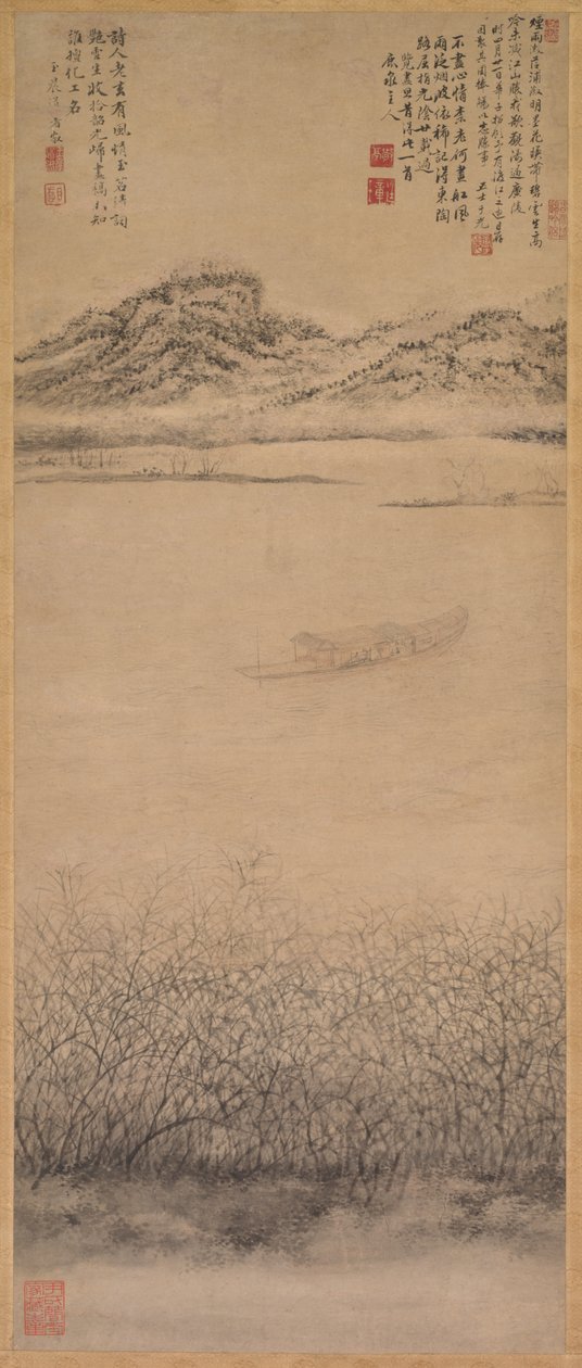 Korsningen av Yangzi-floden, ca. 1700-1720. av Shang Rui