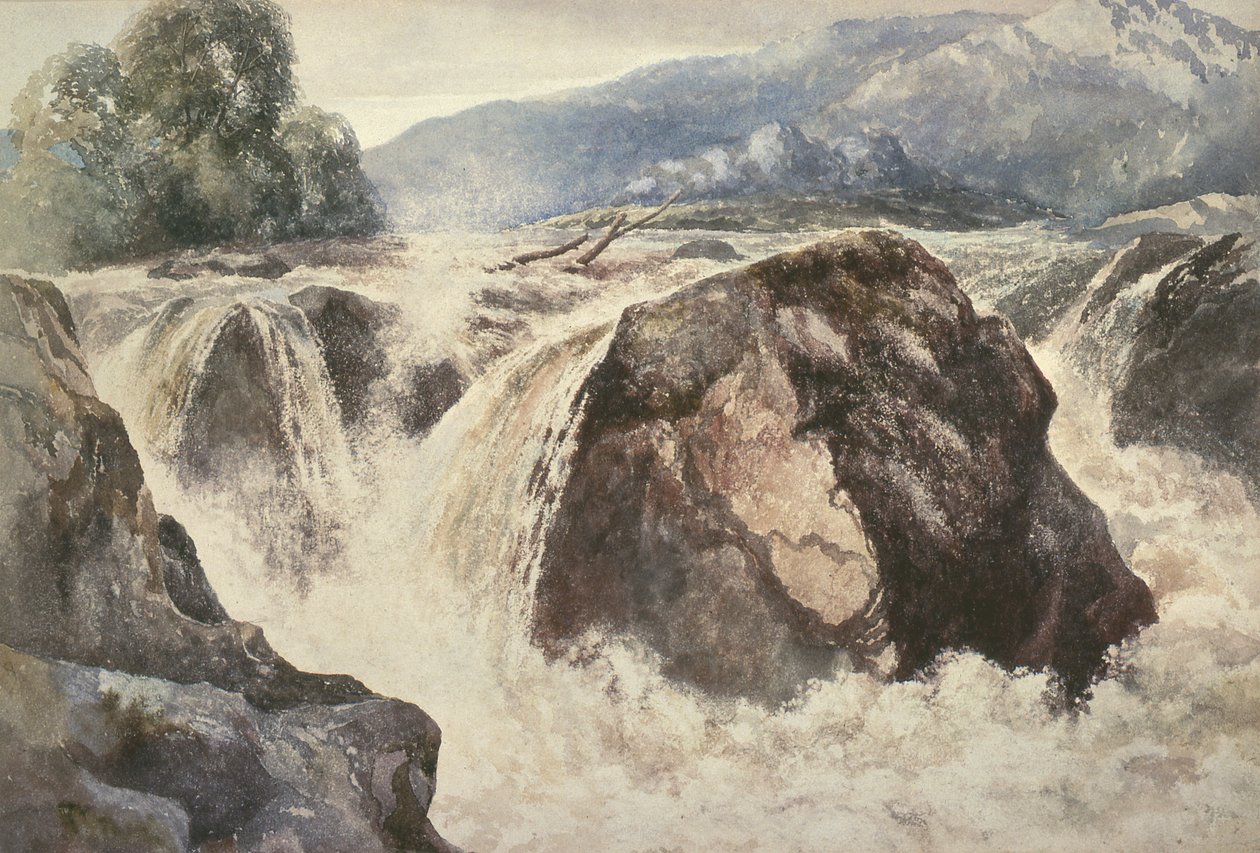 Ett vattenfall (wc) av Sheldon Burrows Adams
