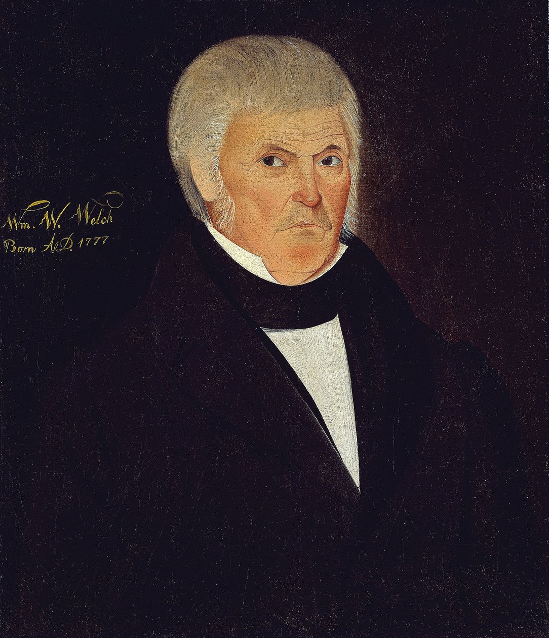 Porträtt av Mr. William W. Welch, ca 1837 (olja på duk) av Sheldon Peck