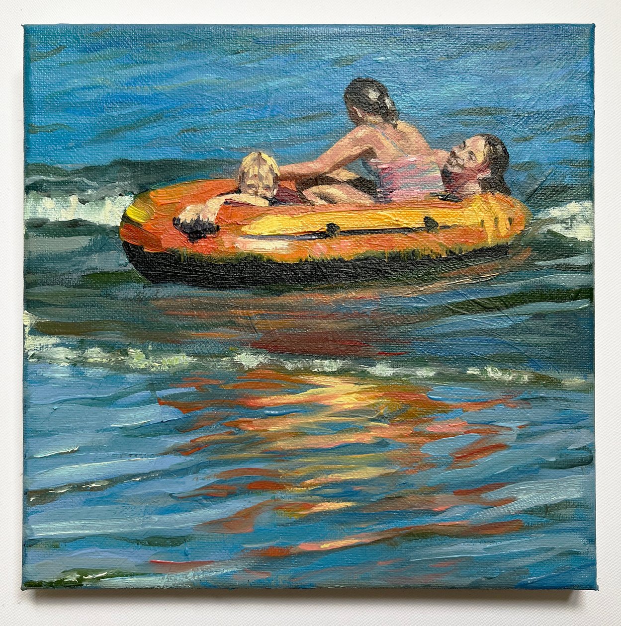 In the Shallows with the Jolle, 2021 av Sheri Gee