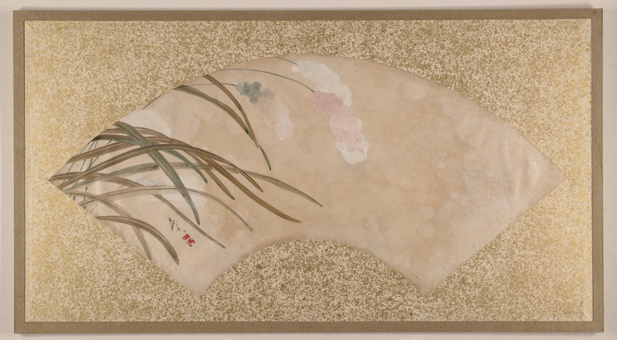 Blommor och blad av Shibata Zeshin