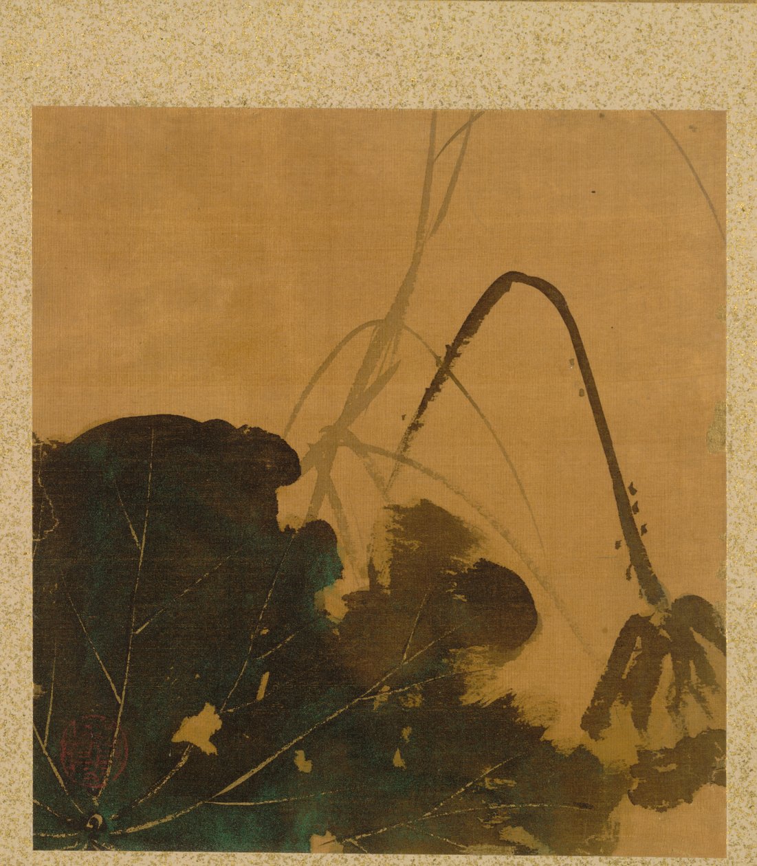 Lotus från Album of Paintings av den ärevördiga Zeshin av Shibata Zeshin
