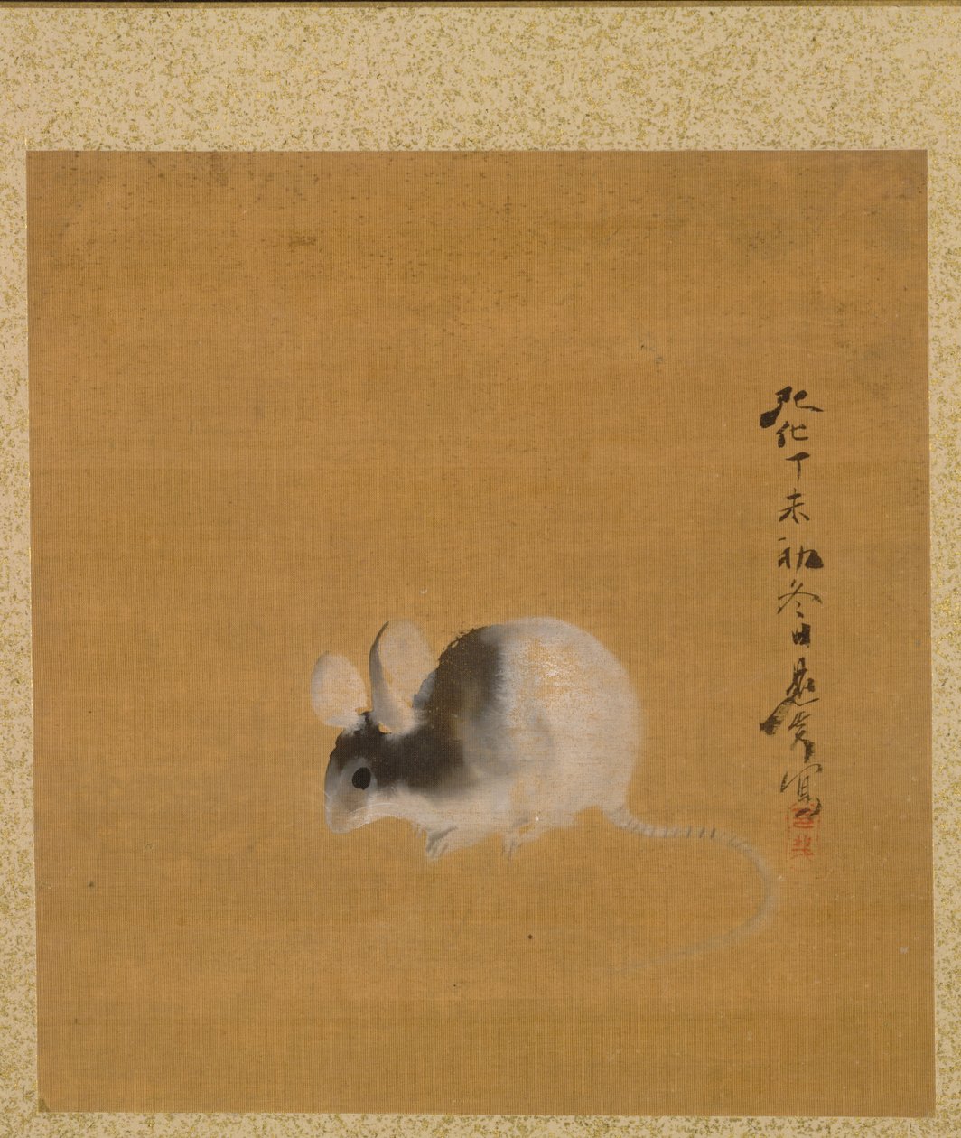 Mus från Album of Paintings av den ärevördiga Zeshin av Shibata Zeshin