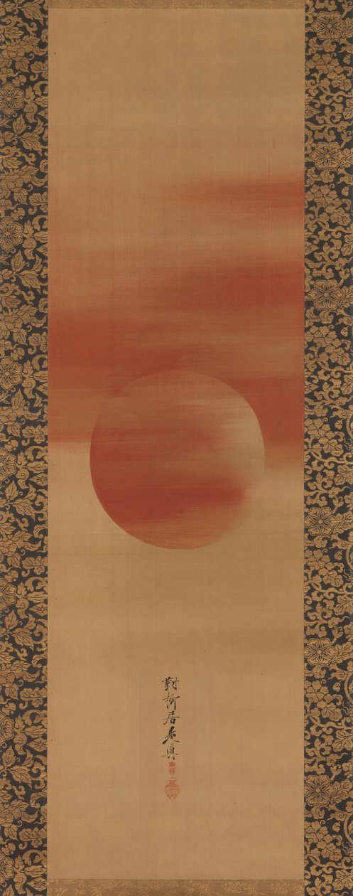 Rising Sun, andra hälften av 1800-talet. av Shibata Zeshin
