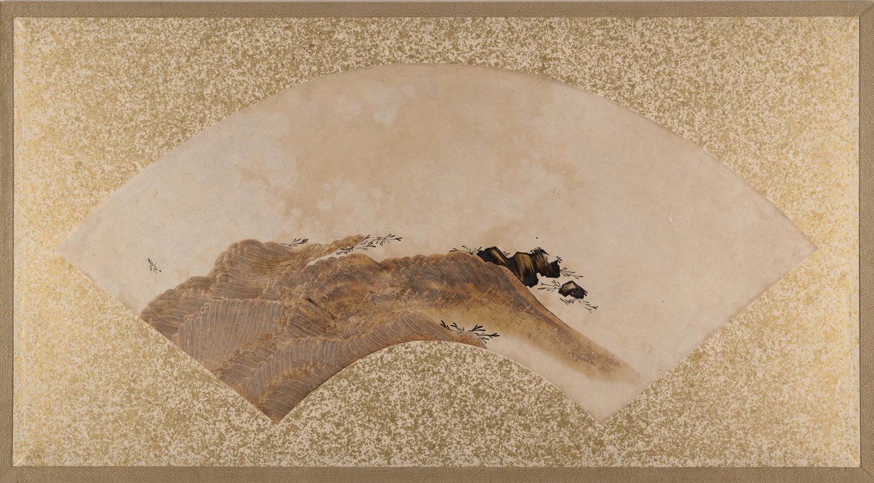 Waves and Rocks, sent 1800-tal. av Shibata Zeshin