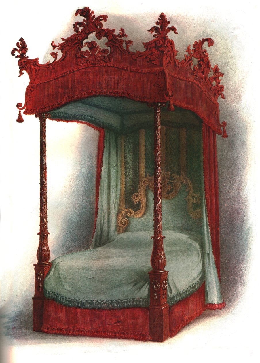 Mahognysäng, 1906 av Shirley Charles Llewellyn Slocombe
