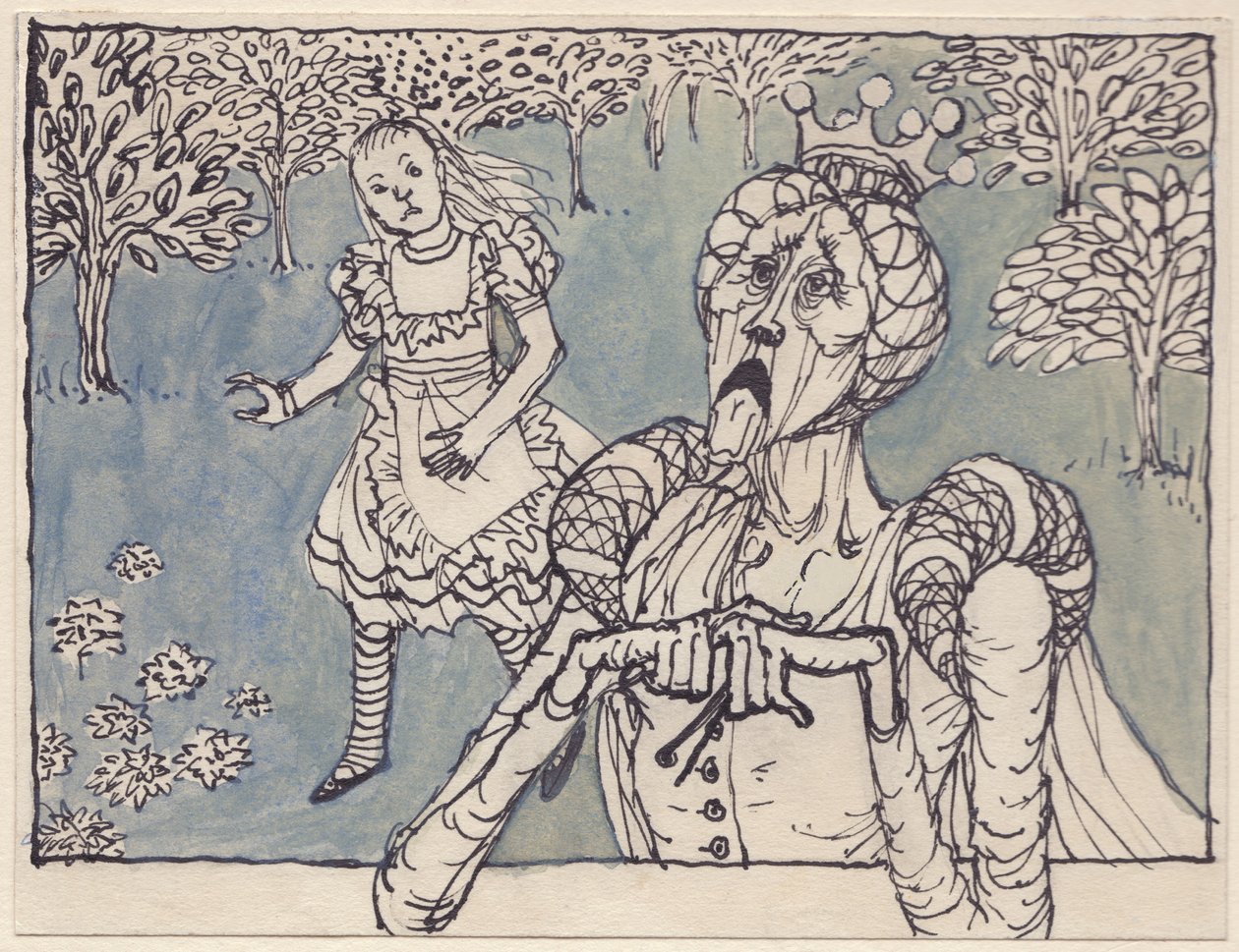 Alice och den vita drottningen, 1953. av Shirley Markham