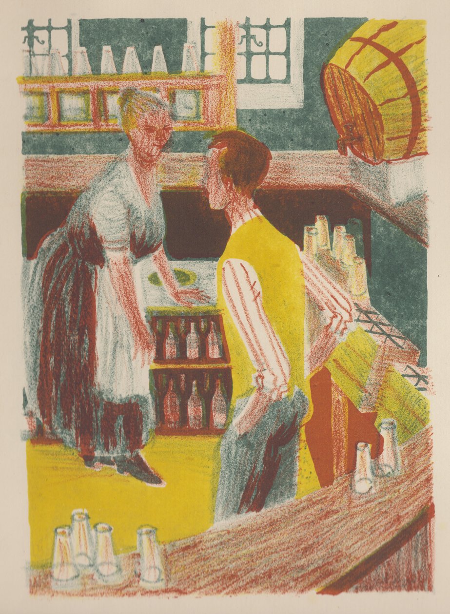 Bakom baren, 1952. av Shirley Markham