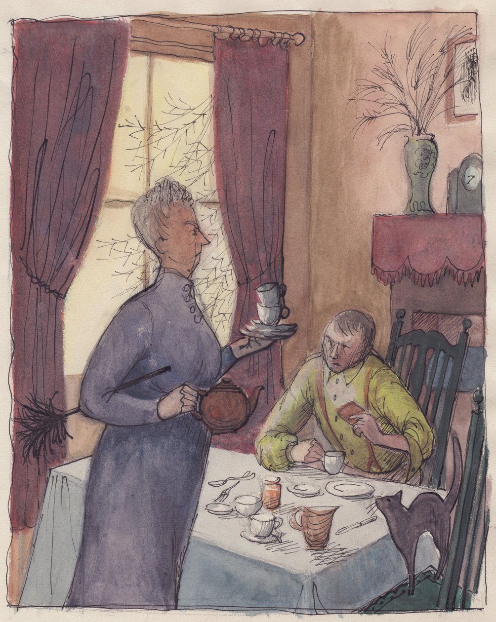 Pensionatets värdinna, 1952. av Shirley Markham