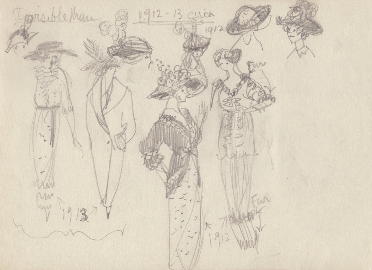 Historisk dräkt, c1950. av Shirley Markham