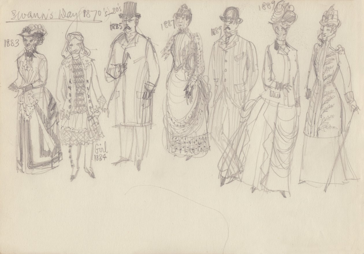 Historisk dräkt, c1950. av Shirley Markham