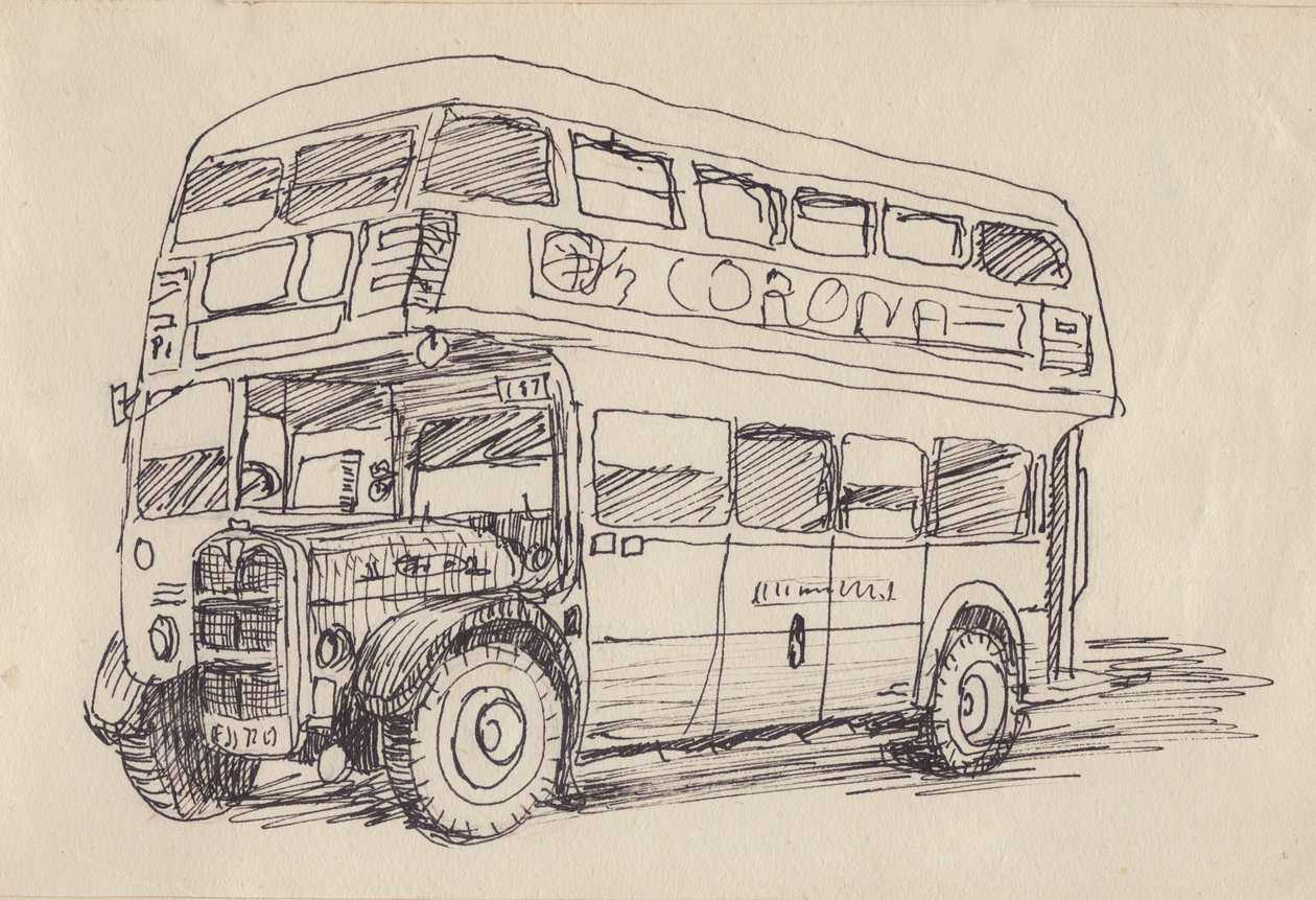 Routemaster buss, 1951. av Shirley Markham