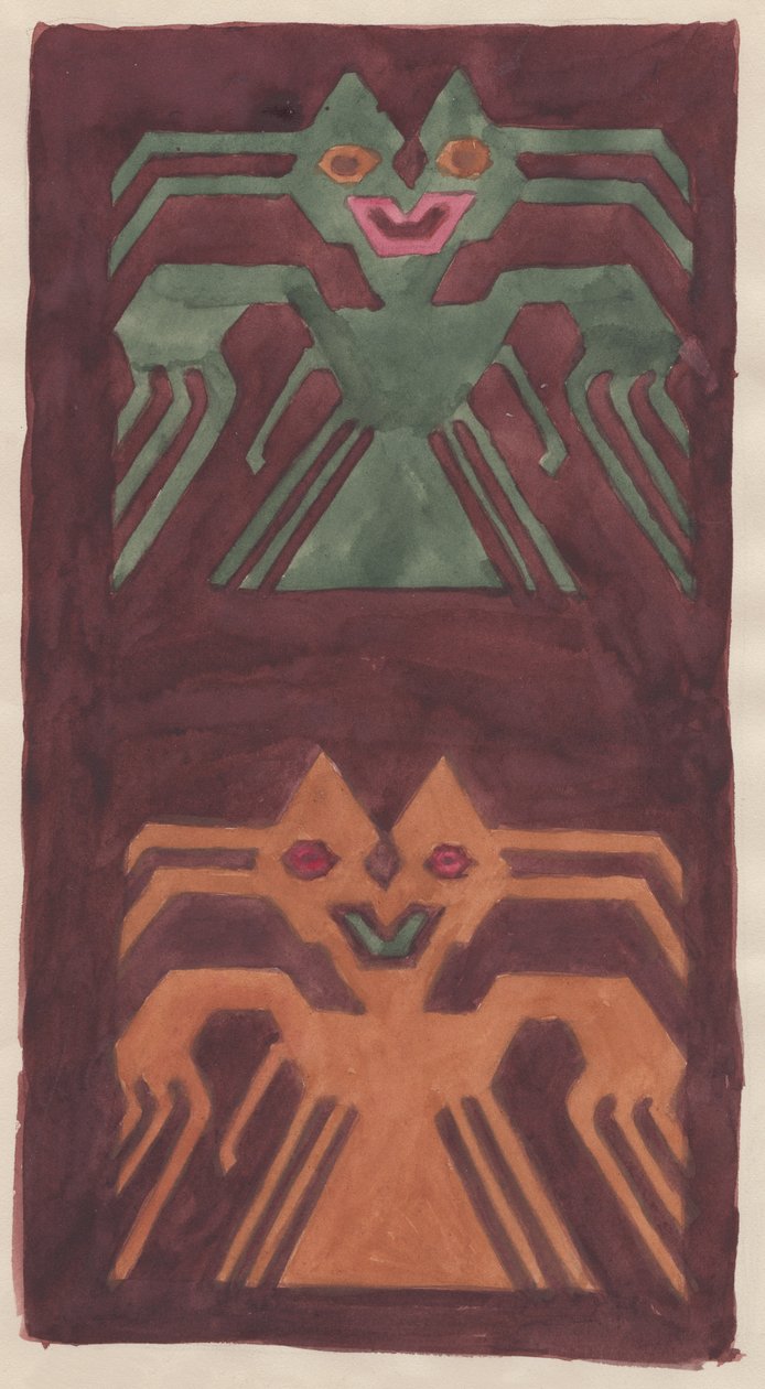 Sydamerikansk textildesign, 1951. av Shirley Markham