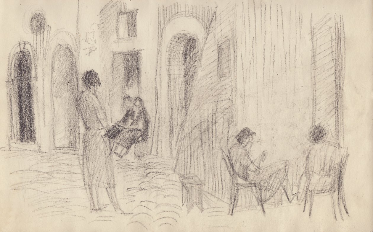 Gatubild, Italien, c1950. av Shirley Markham